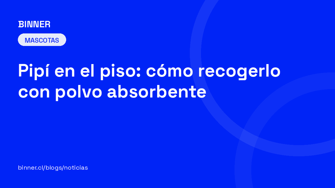 Pipí en el piso: cómo recogerlo con polvo absorbente