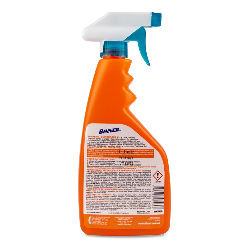 QUITAGRASA MANDARINA 500 ML 4