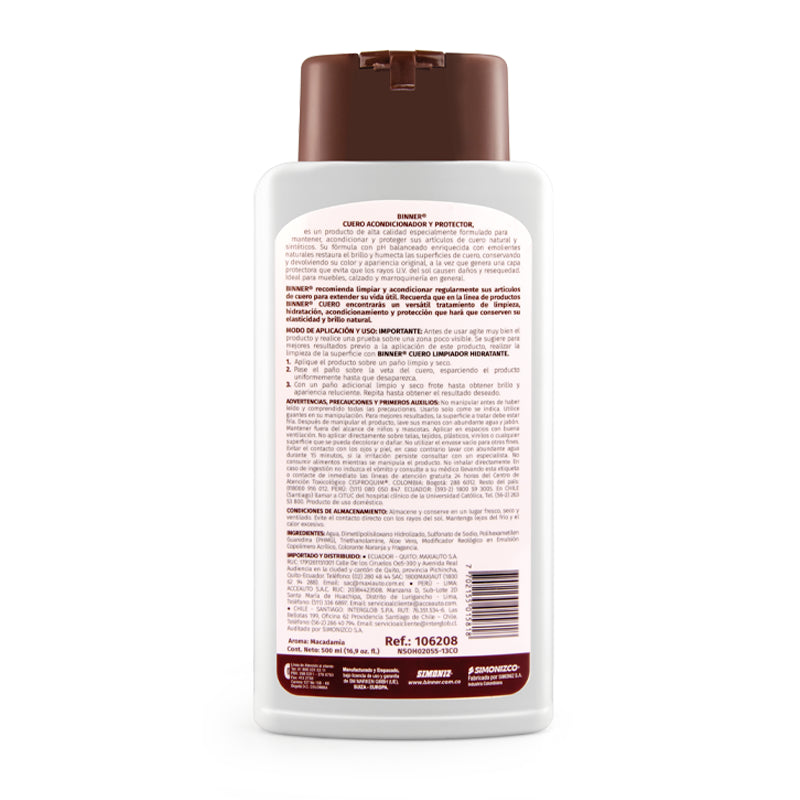ACONDICIONADOR Y PROTECTOR DE CUERO 500 ML 4