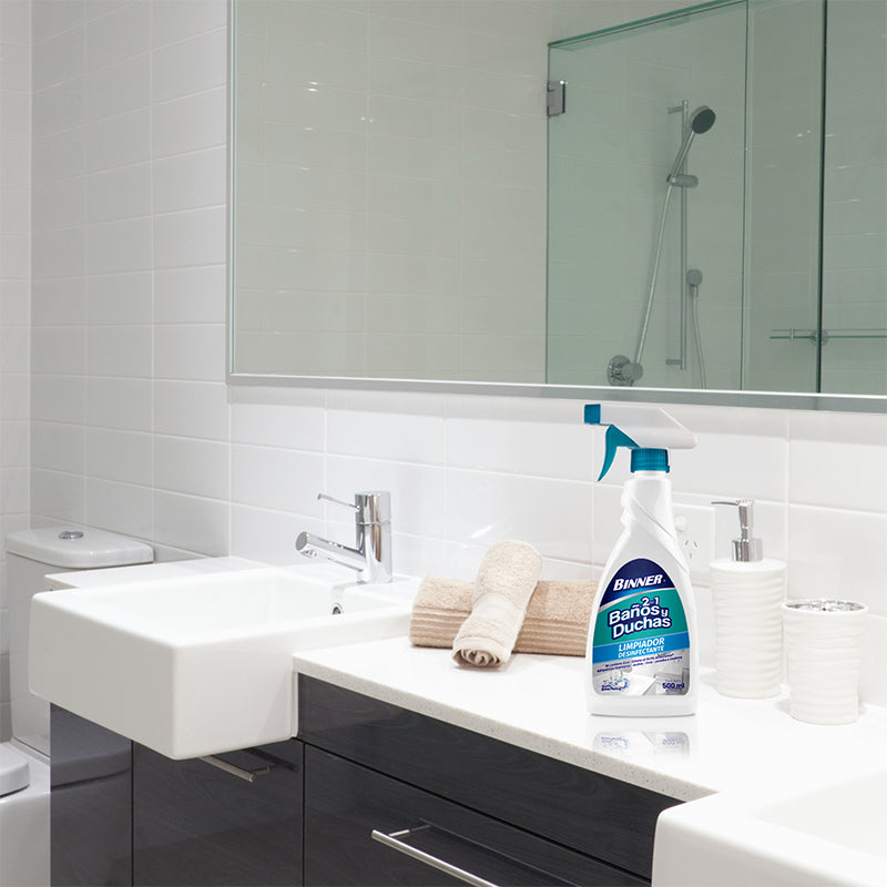 LIMPIADOR DESINFECTANTE BAÑOS Y DUCHAS 500 ML 5