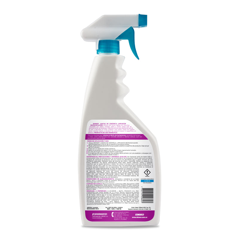 LIMPIADOR Y DESMANCHADOR JUNTAS DE CERAMICA 700 ML 4