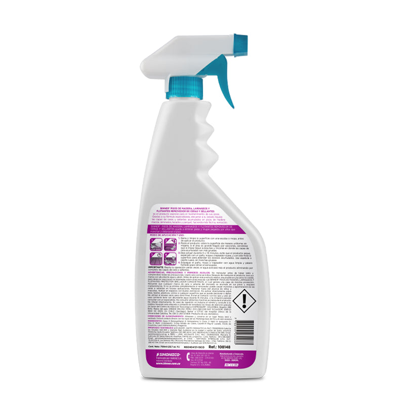 REMOVEDOR CERAS Y SELLANTES PISOS DE MADERA 700 ML 4