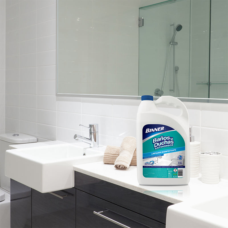 LIMPIADOR DESINFECTANTE BAÑOS Y DUCHAS 1 GL 5