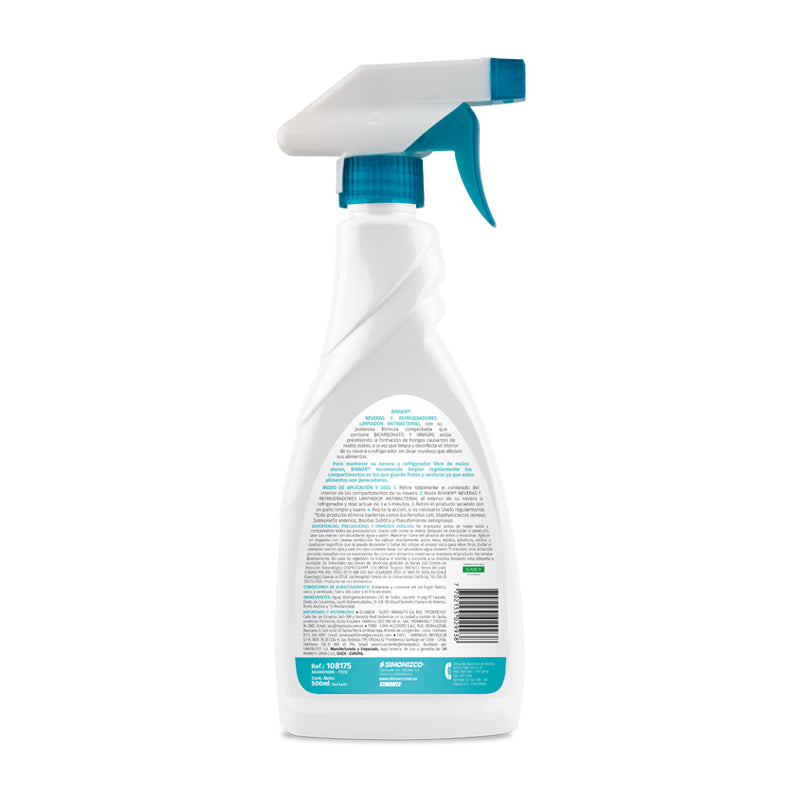 LIMPIADOR ANTIBACTERIAL DE NEVERAS 500 ML 4