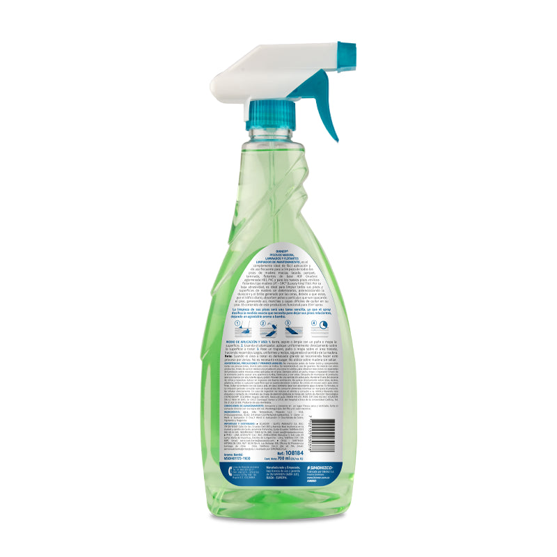 LIMPIADOR DE MANTENIMIENTO PISOS DE MADERA 700 ML 4