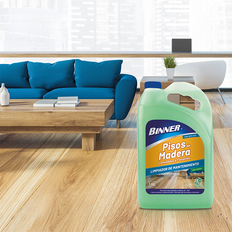LIMPIADOR DE MANTENIMIENTO PISOS DE MADERA 1 GL 5