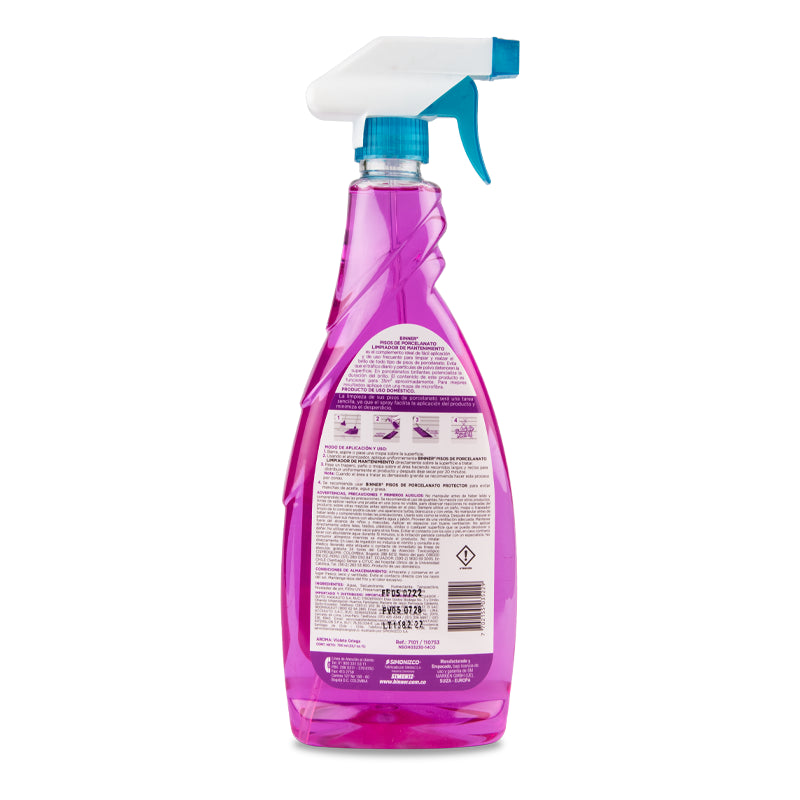 LIMPIADOR DE MANTENIMIENTO PISOS DE PORCELANATO 700 ML 4