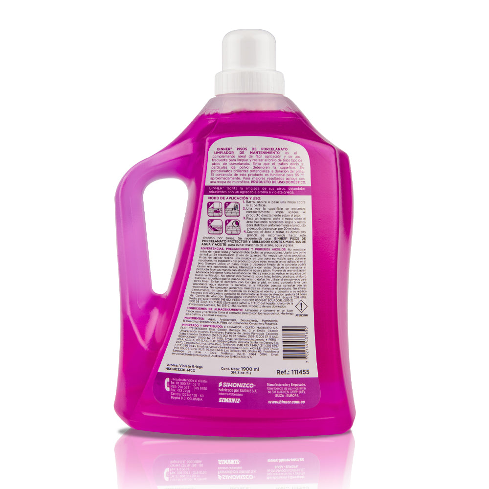 Limpiador de Mantenimiento Pisos de Porcelanato 1.900 ML