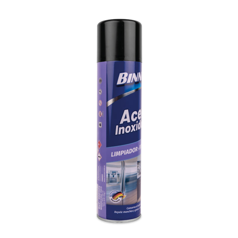 LIMPIADOR Y BRILLADOR DE ACERO INOXIDABLE EN ESPUMA 400 ML 2