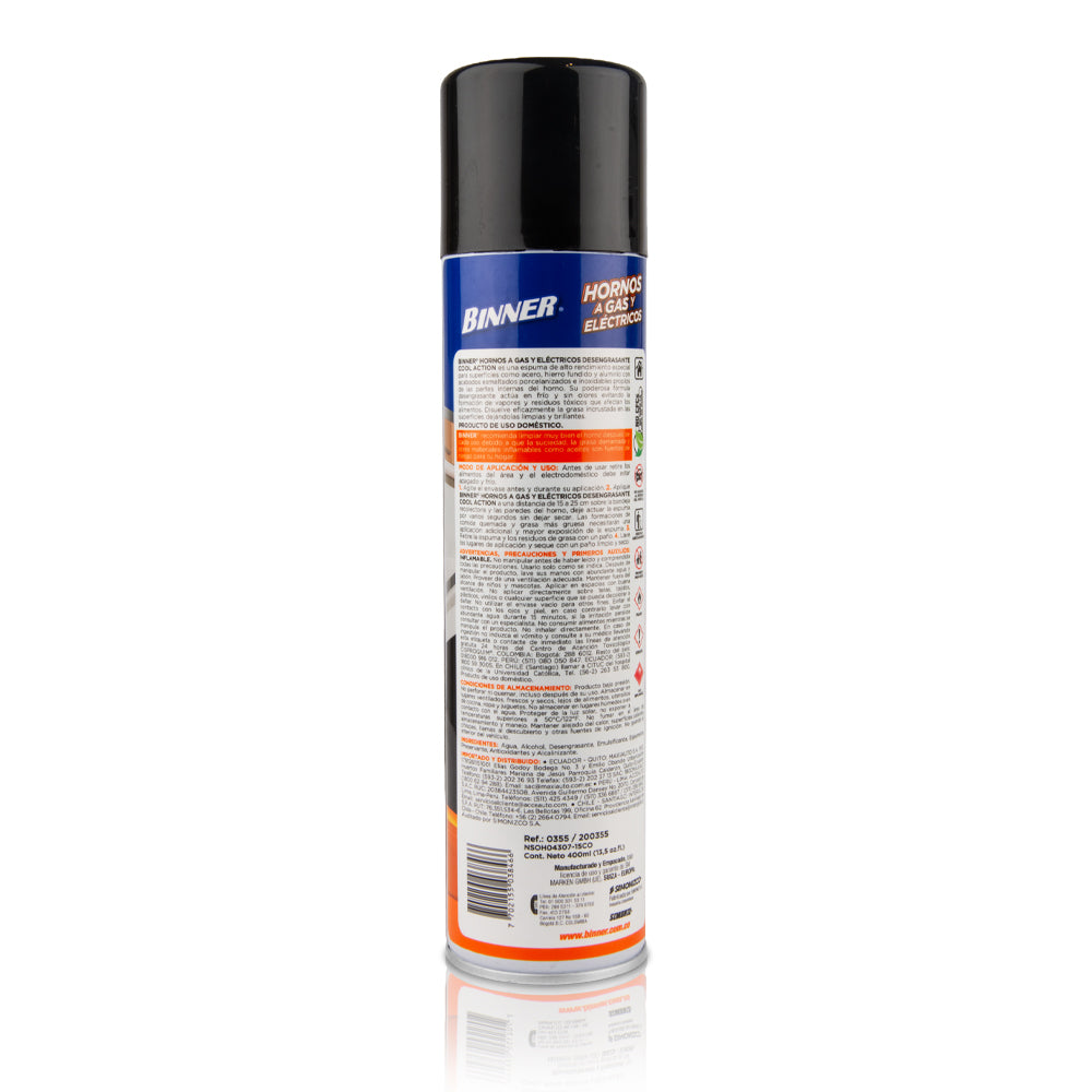 Desengrasante Hornos a Gas y Eléctricos 400 ML