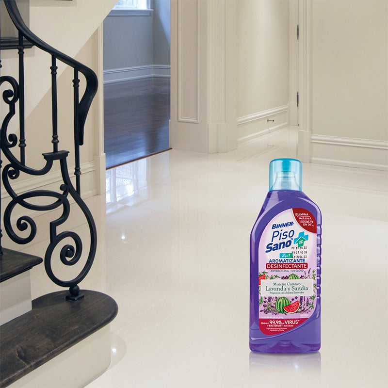 AROMATIZANTE DESIFECTANTE 2 EN 1 LAVANDA SANDÍA 1 LT 5