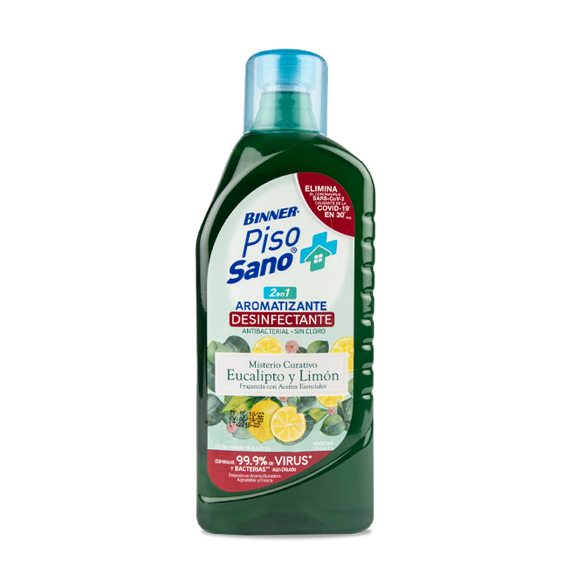 AROMATIZANTE DESIFECTANTE 2 EN 1 EUCALIPTO-LIMON 1 LT