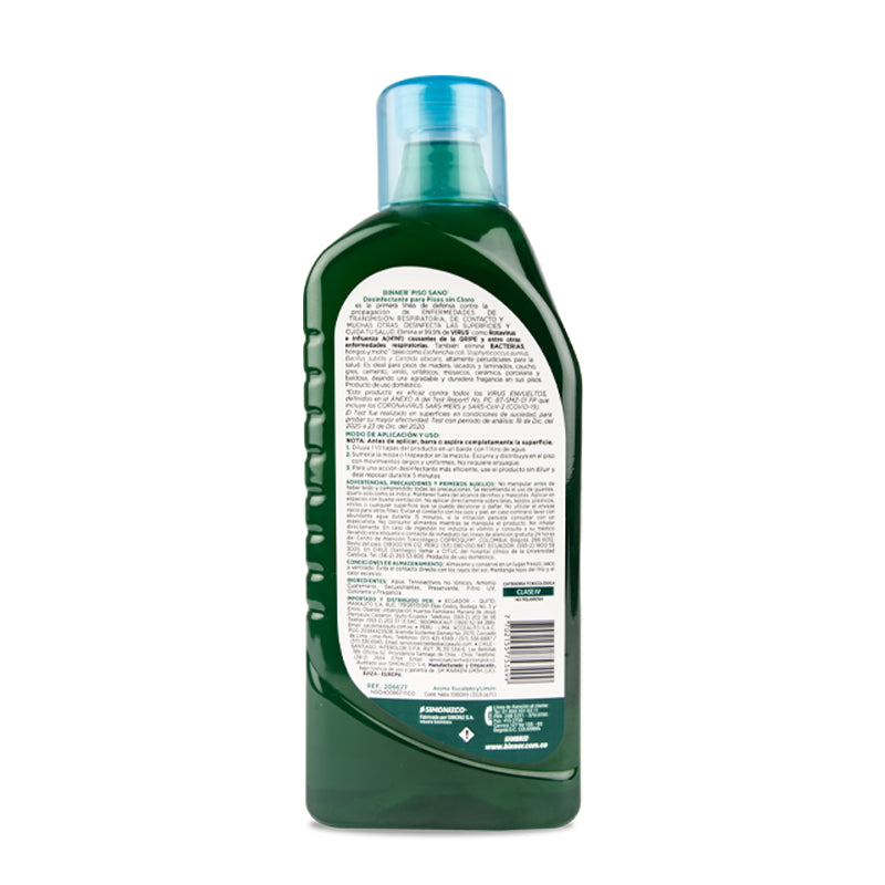 AROMATIZANTE DESIFECTANTE 2 EN 1 EUCALIPTO-LIMON 1 LT 4