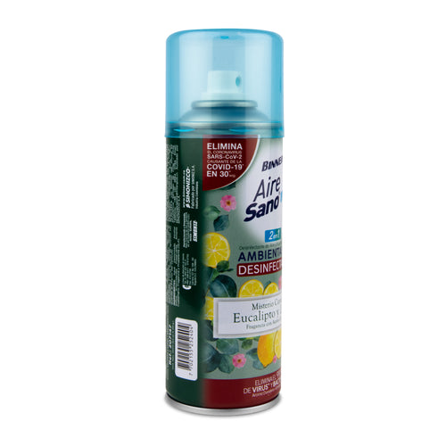 AMBIENTADOR DESINFECTANTE 2 EN 1 EUCALIPTO- LIMON 250 ML 2