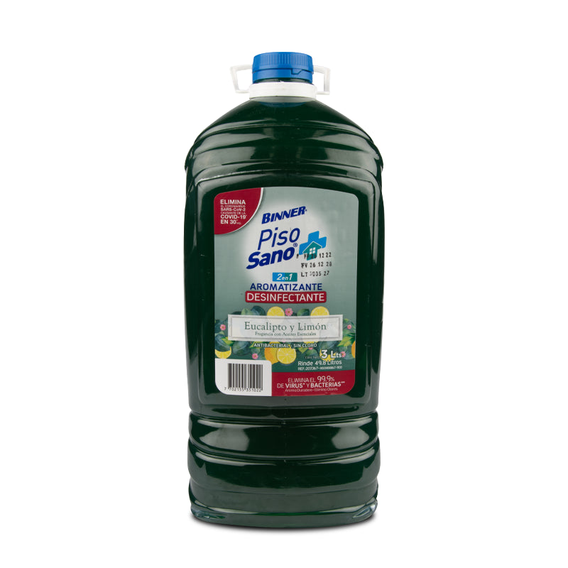 AROMATIZANTE DESIFECTANTE 2 EN 1 EUCALIPTO-LIMÓN 3 LT