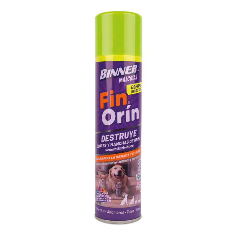 FINORÍN DESTRUCTOR DE OLORES Y MANCHAS DE ORINA ESPUMA 400 ML