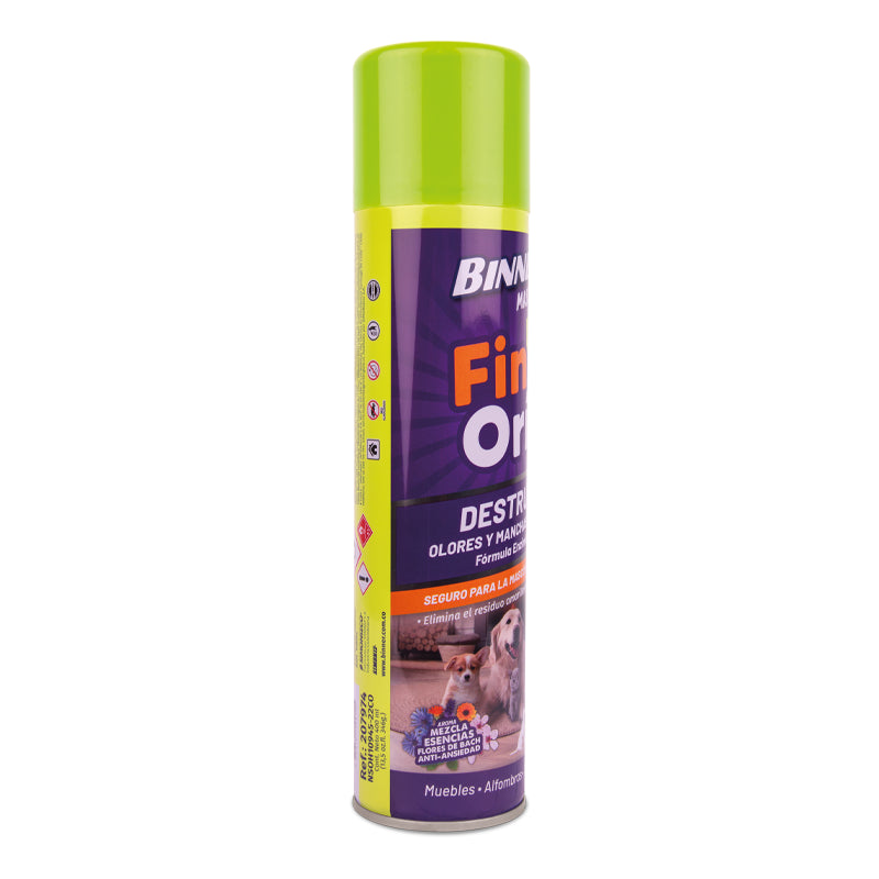 FINORÍN DESTRUCTOR DE OLORES Y MANCHAS DE ORINA ESPUMA 400 ML 2