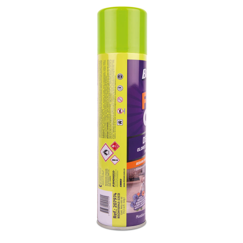 FINORÍN DESTRUCTOR DE OLORES Y MANCHAS DE ORINA ESPUMA 400 ML 3