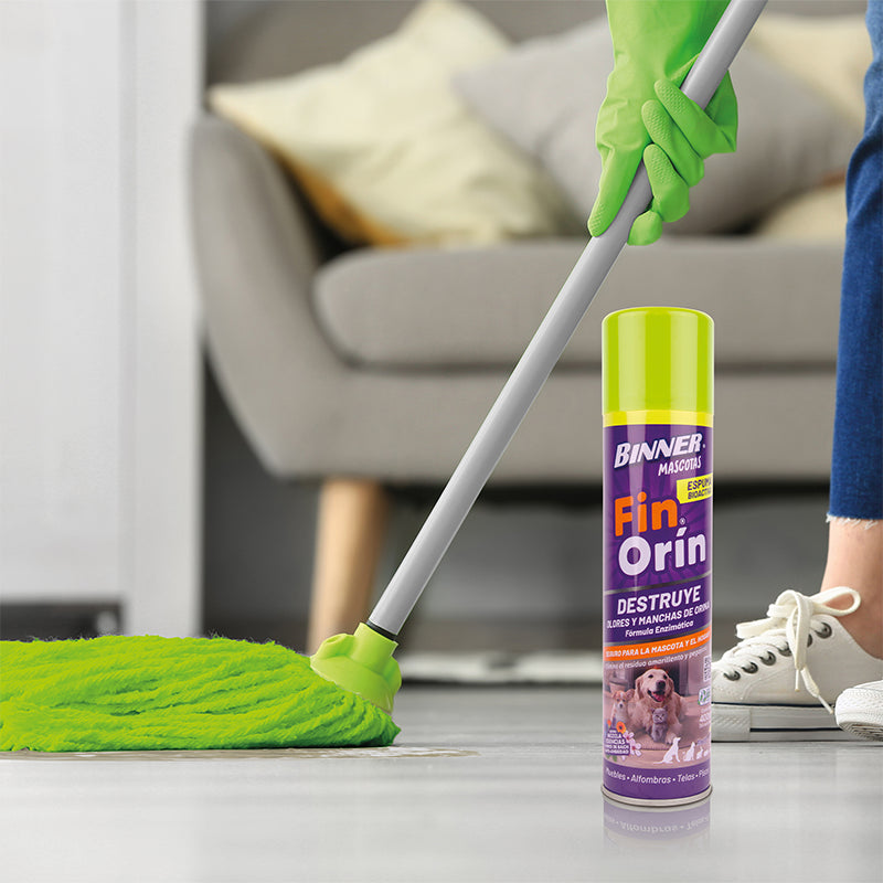 FINORÍN DESTRUCTOR DE OLORES Y MANCHAS DE ORINA ESPUMA 400 ML 5