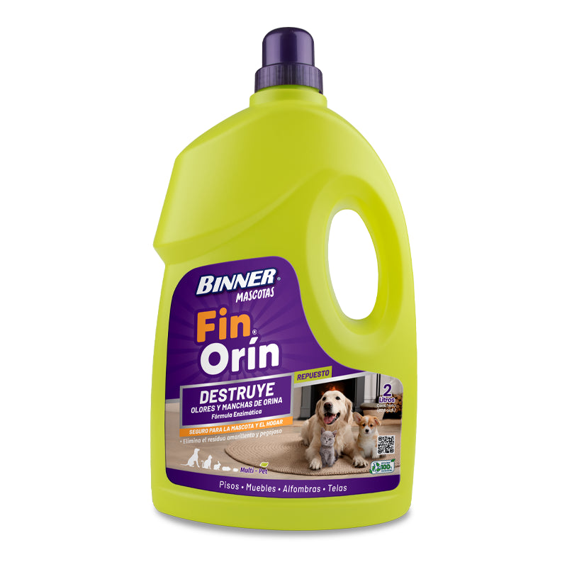 FIN ORÍN DESTRUCTOR DE OLORES Y MANCHAS 2 LT