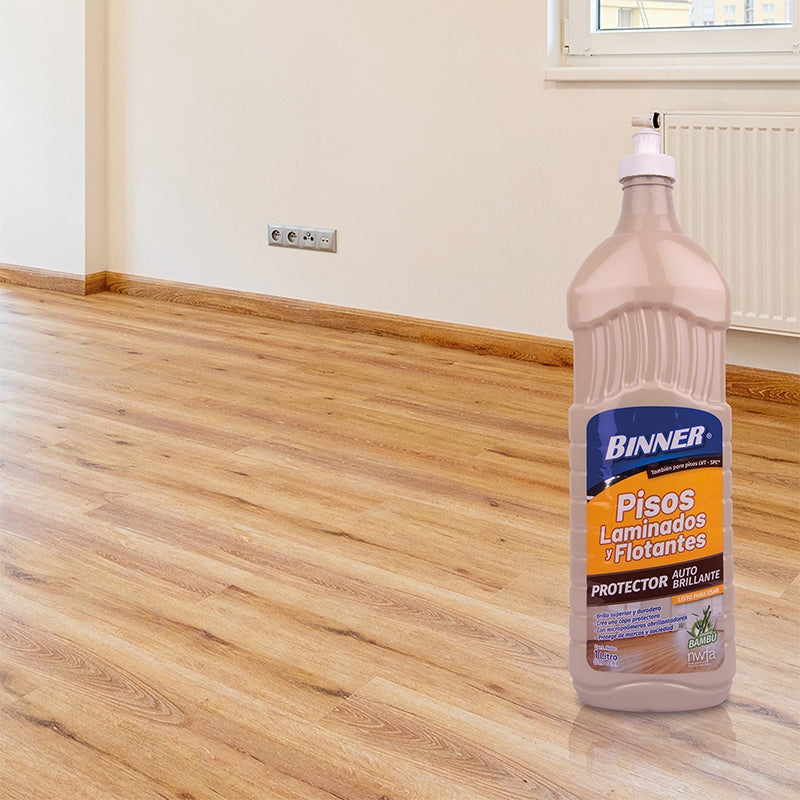 PROTECTOR AUTOBRILLANTE PISOS LAMINADOS Y FLOTANTES 1 LT 5