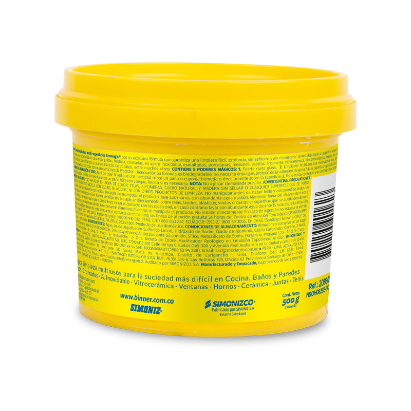 CREMAGIC CREMA DESMANCHADORA 500GR 4