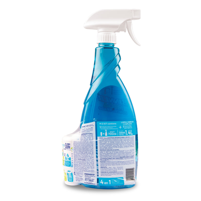 MEGACONCENTRADO BINNER LIMPIAVIDRIOS 700 ML +1M 4