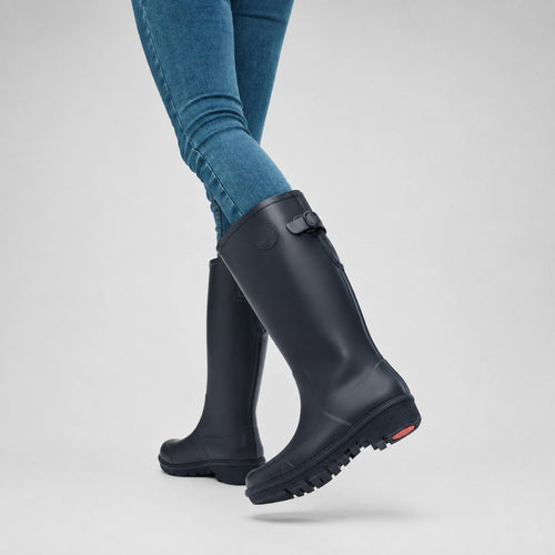 Bota Wonderwelly Alta - Azul Marino